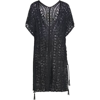 usha Poncho Damen schwarz Schwarz M/L usha Poncho Damen schwarz Schwarz M/L