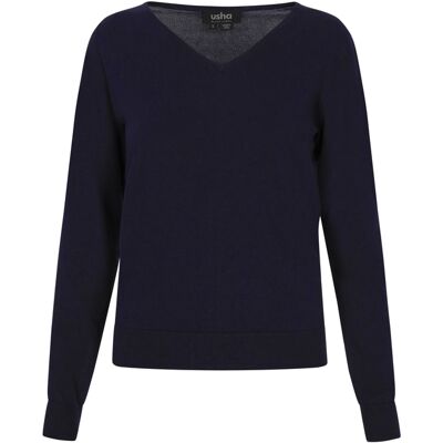 usha Pullover Frauen Marine Marine L usha Pullover Frauen Marine Marine L