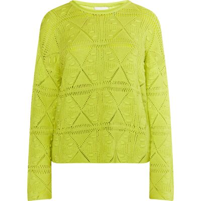 IZIA Strickpullover Damen Limette Limettengrün XS IZIA Strickpullover Damen Limette Limettengrün XS