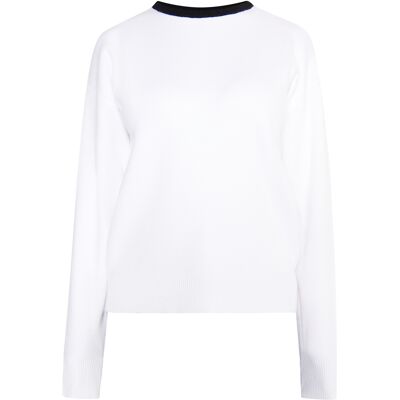 usha Strickpullover Damen weiss schwarz Weiß schwarz XS/S usha Strickpullover Damen weiss schwarz Weiß schwarz XS/S