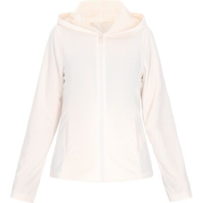 Faina Fleecejacke Damen Wollweiß Cremefarben L Faina Fleecejacke Damen Wollweiß Cremefarben L