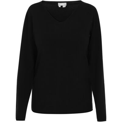 usha Pullover Frauen Schwarz Schwarz L usha Pullover Frauen Schwarz Schwarz L