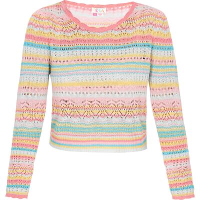 IZIA Pullover Frauen türkis mehrfarbig Türkis M/L IZIA Pullover Frauen türkis mehrfarbig Türkis M/L
