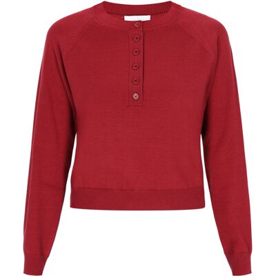 usha Pullover Frauen Burgund Burgund XS/S usha Pullover Frauen Burgund Burgund XS/S