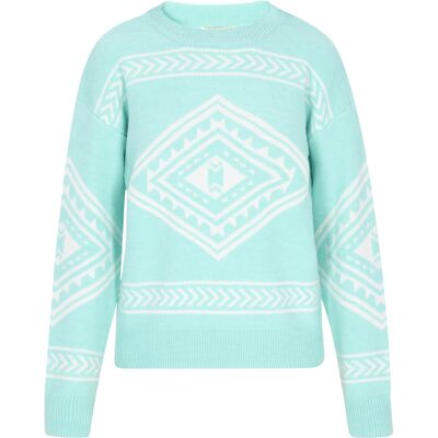 IZIA Pullover Frauen Aqua Türkis M/L IZIA Pullover Frauen Aqua Türkis M/L