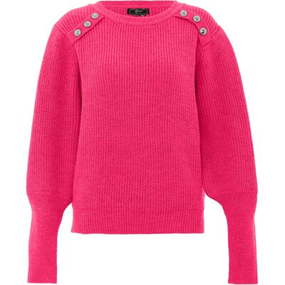 Faina Strickpullover Damen Rosa Rosa XS/S Faina Strickpullover Damen Rosa Rosa XS/S