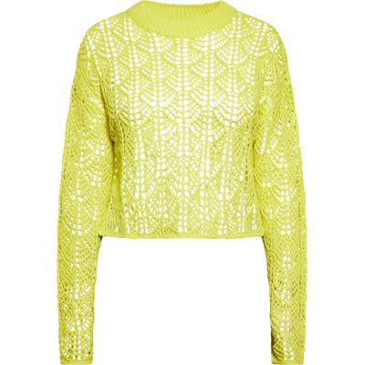 IZIA Strickpullover Damen Limette Limettengrün XS IZIA Strickpullover Damen Limette Limettengrün XS