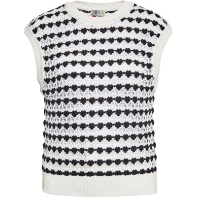IZIA Pullunder Damen Schwarz Mehrfarbig Schwarz XS IZIA Pullunder Damen Schwarz Mehrfarbig Schwarz XS
