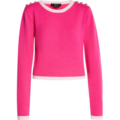 Faina Strickpullover Damen Rosa Rosa XS/S Faina Strickpullover Damen Rosa Rosa XS/S