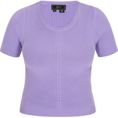 Faina Pullover Frauen Violett Lila L Faina Pullover Frauen Violett Lila L