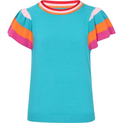 Faina Pullover Frauen Türkis Türkis L Faina Pullover Frauen Türkis Türkis L