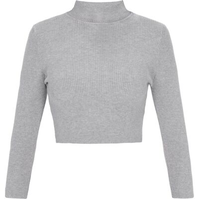 Mymo Pullover Frauen HellGrauMelange Hellgrau XL Mymo Pullover Frauen HellGrauMelange Hellgrau XL