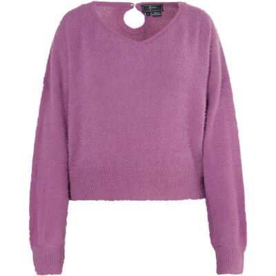 Faina Strickpullover Damen violett Violett XS Faina Strickpullover Damen violett Violett XS