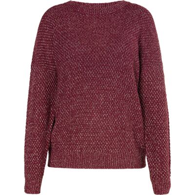 usha Strickpullover Damen weinrot Wein M usha Strickpullover Damen weinrot Wein M