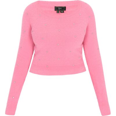 Faina Pullover Frauen Rose Rose M/L Faina Pullover Frauen Rose Rose M/L