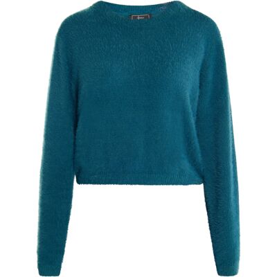 Faina Strickpullover Damen Smaragdgrün Dunkelgrün XS/S Faina Strickpullover Damen Smaragdgrün Dunkelgrün XS/S