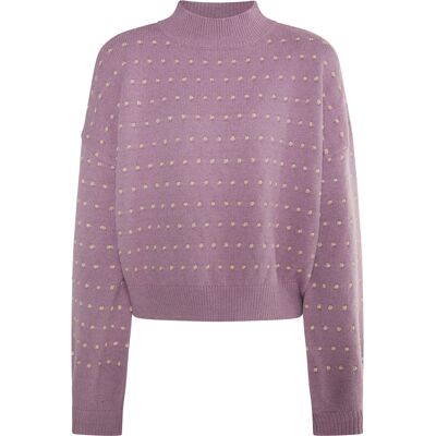 Faina Strickpullover Damen Mauve Altrosa XS/S Faina Strickpullover Damen Mauve Altrosa XS/S