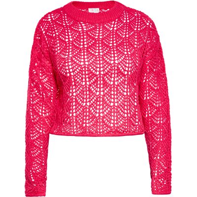 IZIA Strickpullover Damen Rosa Rosa S IZIA Strickpullover Damen Rosa Rosa S