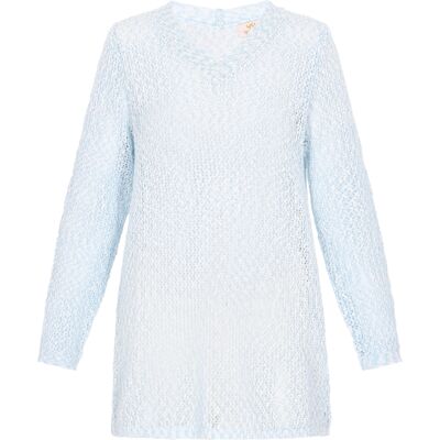 usha Pullover Frauen hellblau mehrfarbig Hellblau XL usha Pullover Frauen hellblau mehrfarbig Hellblau XL