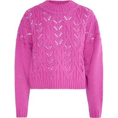 IZIA Strickpullover Damen Bierenpink Rosa XL IZIA Strickpullover Damen Bierenpink Rosa XL