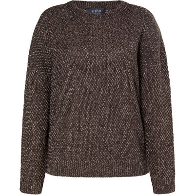 usha Strickpullover Damen dunkelbraun Dunkelbraun S usha Strickpullover Damen dunkelbraun Dunkelbraun S