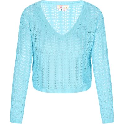 IZIA Pullover Frauen Türkis Türkis M IZIA Pullover Frauen Türkis Türkis M
