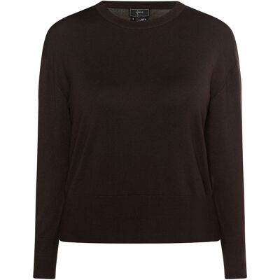 Faina Strickpullover Damen dunkelbraun Dunkelbraun S Faina Strickpullover Damen dunkelbraun Dunkelbraun S