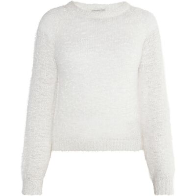usha Strickpullover Damen Wollweiß Cremefarben XS/S usha Strickpullover Damen Wollweiß Cremefarben XS/S