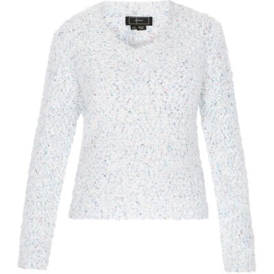 Faina Pullover Frauen weiß mehrfarbig Weiß/Mehrfarbig XS/S Faina Pullover Frauen weiß mehrfarbig Weiß/Mehrfarbig XS/S
