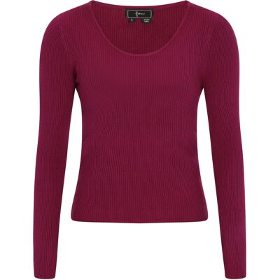 Faina Pullover Frauen Maulbeere Rosa XS Faina Pullover Frauen Maulbeere Rosa XS