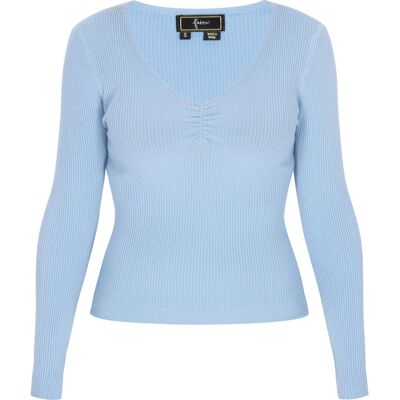 Faina Pullover Frauen hellblau Hellblau S Faina Pullover Frauen hellblau Hellblau S