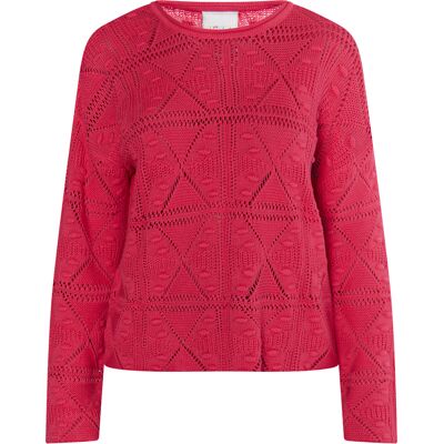 IZIA Strickpullover Damen Rosa Rosa XS IZIA Strickpullover Damen Rosa Rosa XS