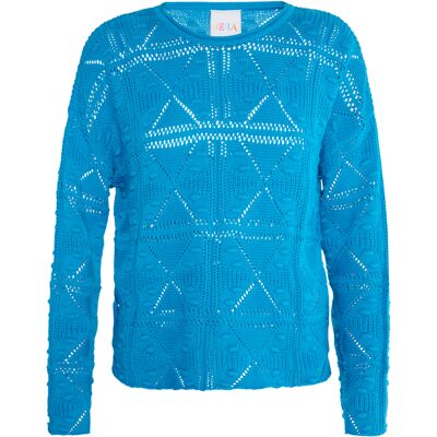 IZIA Strickpullover Damen türkis Türkis M IZIA Strickpullover Damen türkis Türkis M