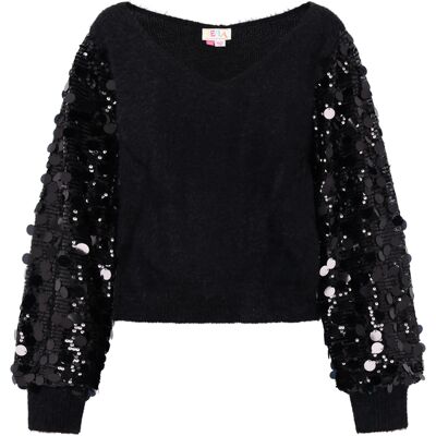 IZIA Pullover Frauen Schwarz Schwarz XS/S IZIA Pullover Frauen Schwarz Schwarz XS/S