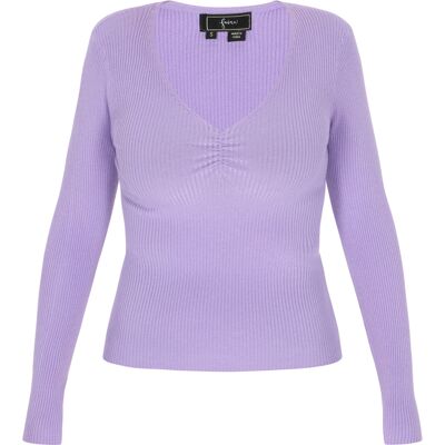 Faina Pullover Frauen Violett Lila XS Faina Pullover Frauen Violett Lila XS