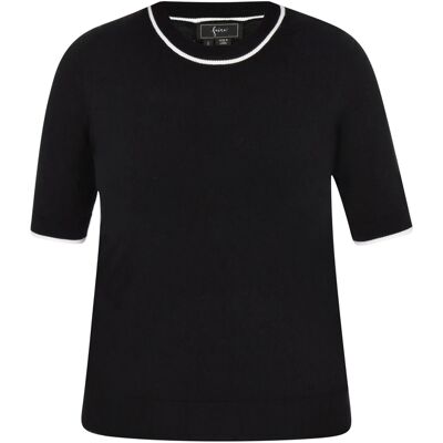 Faina Pullover Frauen Schwarz Schwarz M Faina Pullover Frauen Schwarz Schwarz M