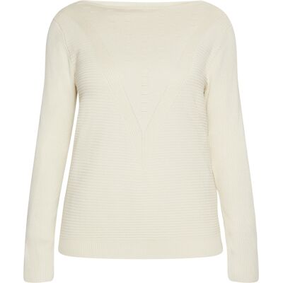 usha Strickpullover Damen weiss Weiß M/L usha Strickpullover Damen weiss Weiß M/L