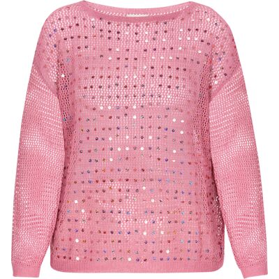 usha Pullover Frauen Mauve Altrosa XS/S usha Pullover Frauen Mauve Altrosa XS/S