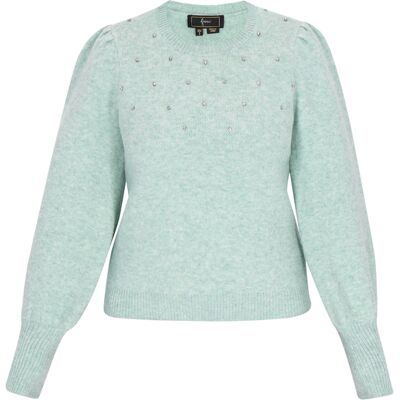 Faina Pullover Frauen Salbeigrün Salbeigrün XS/S Faina Pullover Frauen Salbeigrün Salbeigrün XS/S