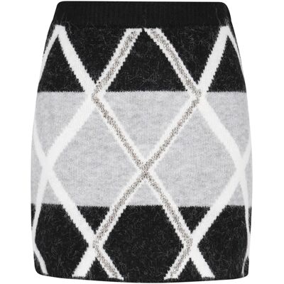 IZIA Rock Frauen schwarz/grau Schwarz XS/S IZIA Rock Frauen schwarz/grau Schwarz XS/S