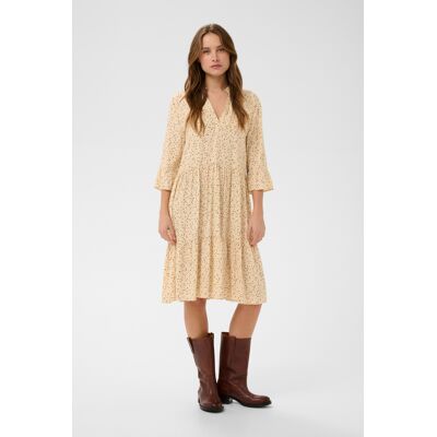 Saint Tropez Kleid EdaSZ Kleid Casual fit Creme S Saint Tropez Kleid EdaSZ Kleid Casual fit Creme S