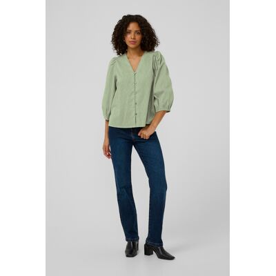 Kaffe Langarm - Hemd KAgabriela Langarm - Hemd Loose fit Salbeigrün EU 34 / UK 6 Kaffe Langarm - Hemd KAgabriela Langarm - Hemd Loose fit Salbeigrün EU 34 / UK 6