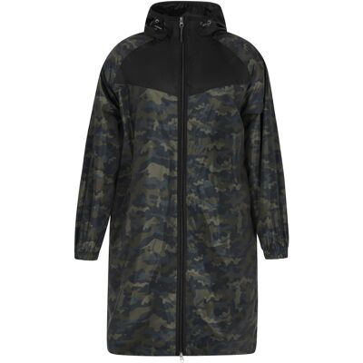 Mymo Mantel Frauen olivfarbene Tarnung Khaki M Mymo Mantel Frauen olivfarbene Tarnung Khaki M