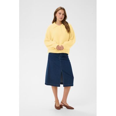 Saint Tropez Strickpullover OttolineSZ Strickpullover Gerade Passform Gelb L Saint Tropez Strickpullover OttolineSZ Strickpullover Gerade Passform Gelb L