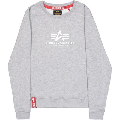 alpha industries New Basic Big Logo Sweatshirt Women Grau L alpha industries New Basic Big Logo Sweatshirt Women Grau L