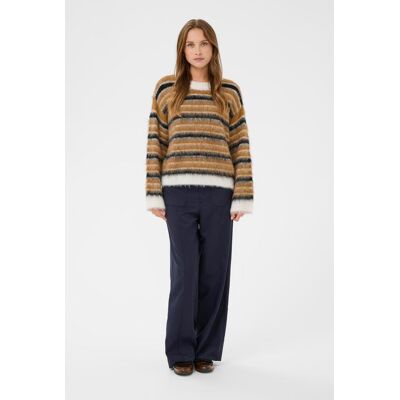 Saint Tropez Strickpullover OlmaSZ Strickpullover Gerade Passform Mehrfarben S Saint Tropez Strickpullover OlmaSZ Strickpullover Gerade Passform Mehrfarben S