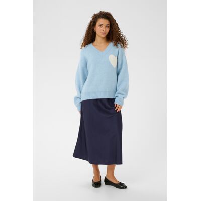 Saint Tropez Strickpullover PariaSZ Strickpullover Lockere Passform Blau L Saint Tropez Strickpullover PariaSZ Strickpullover Lockere Passform Blau L