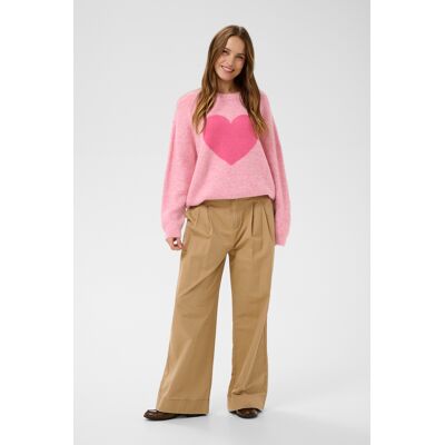 Saint Tropez Strickpullover PariaSZ Strickpullover Lockere Passform Rosa L Saint Tropez Strickpullover PariaSZ Strickpullover Lockere Passform Rosa L