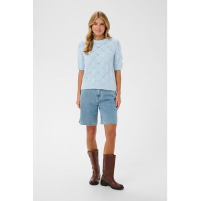 Saint Tropez Strickpullover PavaaniSZ Strickpullover Lockere Passform Blau L Saint Tropez Strickpullover PavaaniSZ Strickpullover Lockere Passform Blau L