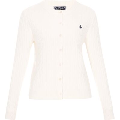 Dreimaster Strickjacke Frauen cremefarben Cremefarben M/L Dreimaster Strickjacke Frauen cremefarben Cremefarben M/L